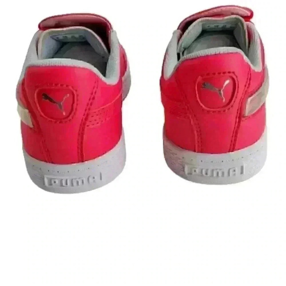 Puma Red Running Shoe Kid's Size 2C Classic - Picture 9 of 11